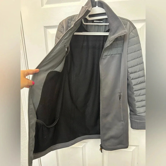 Anatomie Quilted Lightweight Gray Travel Jacket Size Small - Picture 6 of 6